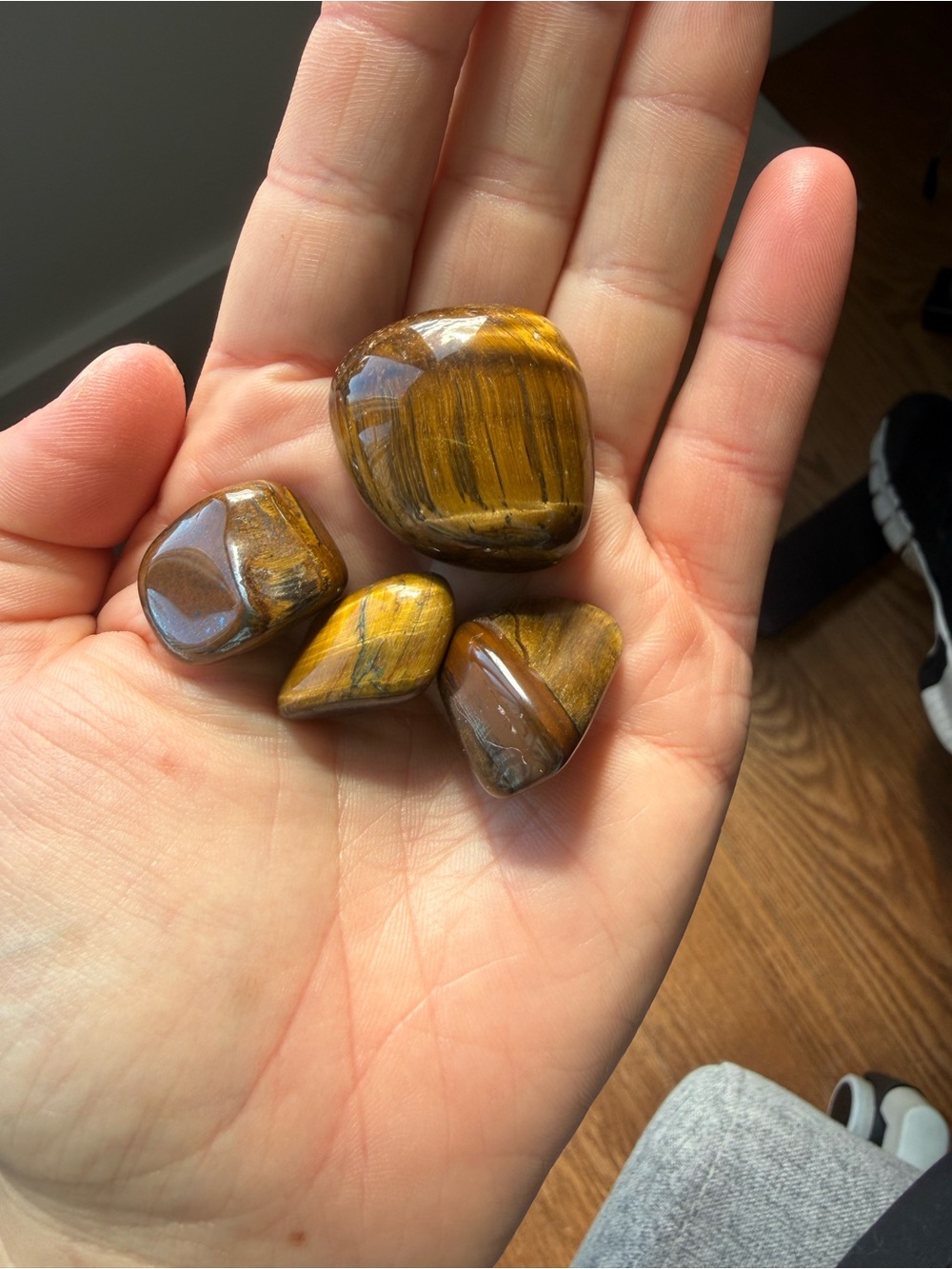 Tiger's Eye Polished Tumbled Stones -